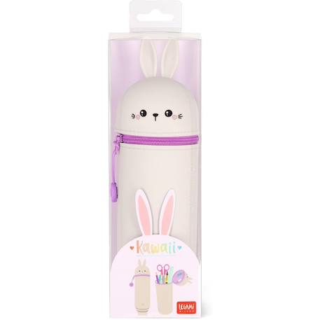 Trousse en silicone souple 2-en-1 - kawaii Beige 2 - vertbaudet enfant 