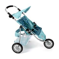 Jouet-Poupons et poupées-Poussette de jogging moderne à 3 roues pour poupées