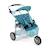 Poussette de jogging moderne à 3 roues pour poupées Bleu 2 - vertbaudet enfant 