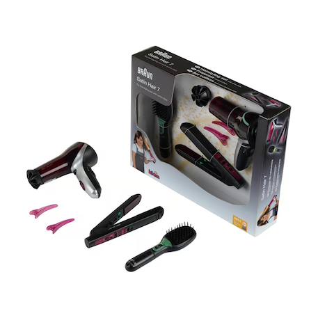 Set de coiffure braun satin hair 7 Noir 2 - vertbaudet enfant 