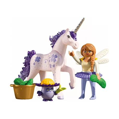 Magic unicorns licorne lavande porte-bonheur avec fée 71843 Multicolore 1 - vertbaudet enfant 