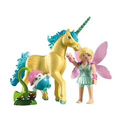 Jouet-Jeux d'imagination-Magic unicorns licorne fleur de soleil avec fée 71842