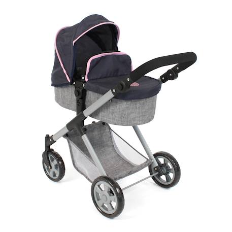 Poussette pour poupée mila Gris bleu 3 - vertbaudet enfant 