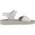Sandales en cuir  à scratch Blanc+Blanc c1000 7 - vertbaudet enfant 