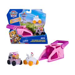 Jouet-Jeux d'imagination-Paw patrol pup squad launcher skye & henrietta – set de figurines