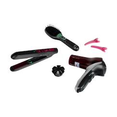 Jouet-Poupons et poupées-Set de coiffure braun satin hair 7