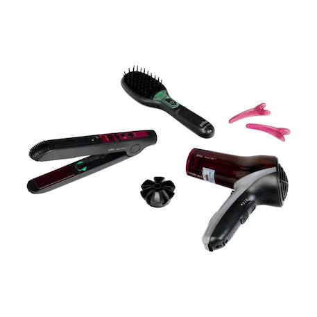 Set de coiffure braun satin hair 7 Noir 1 - vertbaudet enfant 
