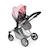 Poussette pour poupée mila Gris rose 2 - vertbaudet enfant 