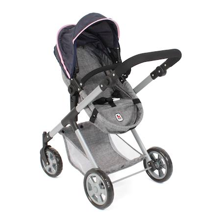 Poussette pour poupée mila Gris bleu 2 - vertbaudet enfant 