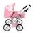 Poussette pour poupée combinée leni Rose 1 - vertbaudet enfant 