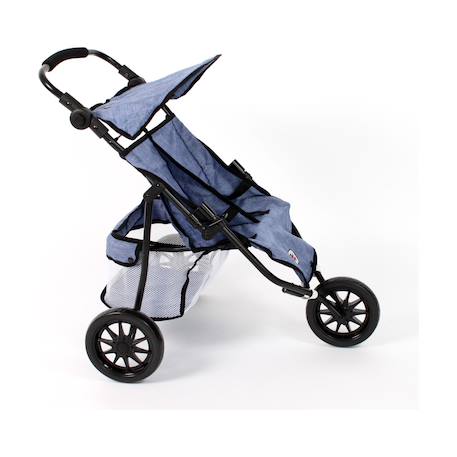 Poussette de jogging moderne à 3 roues pour poupées Bleu 1 - vertbaudet enfant 