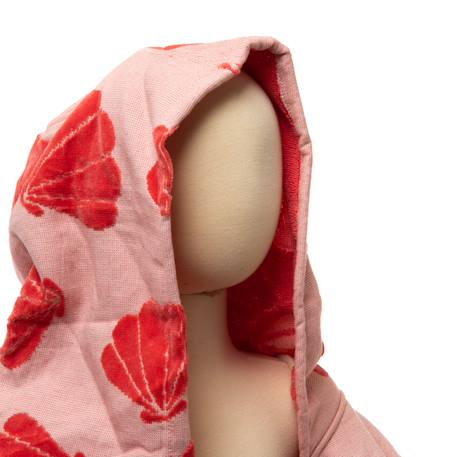 Poncho de plage enfant Rouge 3 - vertbaudet enfant 