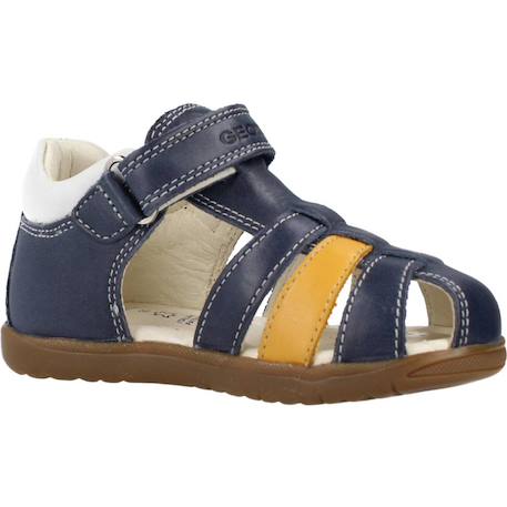 Sandales garçon modèle b sandal macchia boy Bleu c4229+Marron c5102 5 - vertbaudet enfant 