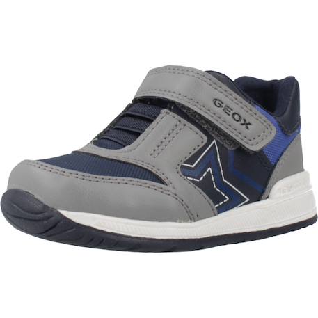 Basket garçon modèle b rishon boy Bleu c0657+Bleu c4244+Gris c0069 16 - vertbaudet enfant 