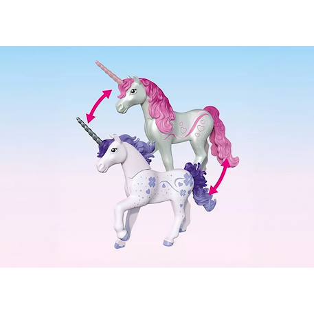 Magic unicorns licorne lavande porte-bonheur avec fée 71843 Multicolore 4 - vertbaudet enfant 