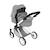 Poussette pour poupée mila Gris 1 - vertbaudet enfant 