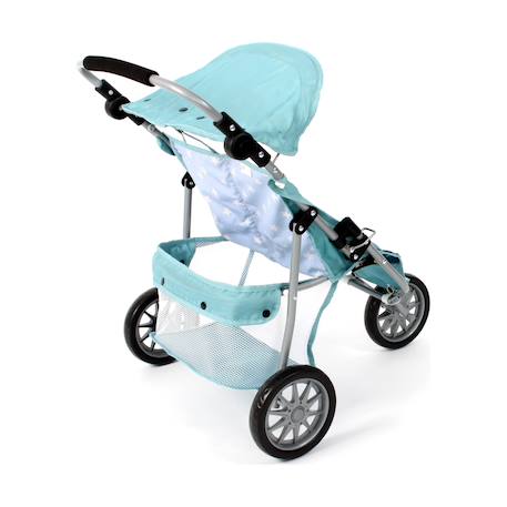 Poussette de jogging moderne à 3 roues pour poupées Bleu 3 - vertbaudet enfant 