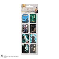 Jouet-Activités artistiques et musicales-Loisirs créatifs-8 autocollants lenticulaires posters des films harry potter - harry potter