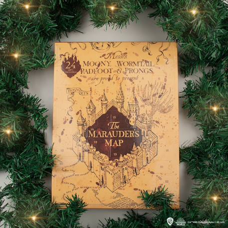 Calendrier de l'avent carte du maraudeur - harry potter Beige 2 - vertbaudet enfant 
