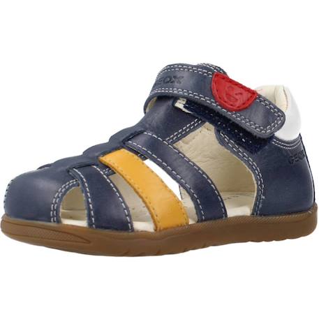 Sandales garçon modèle b sandal macchia boy Bleu c4229+Marron c5102 4 - vertbaudet enfant 