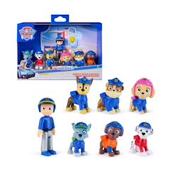 Jouet-Jeux d'imagination-Paw patrol - pat patrouille - coffret cadeau 7 figurines