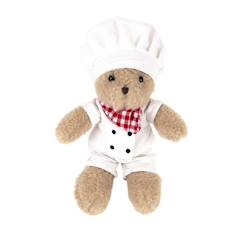 Jouet-Premier âge-Ours en peluche morris le chef cuisinier