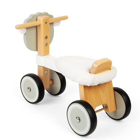 Porteur en bois Blanc 4 - vertbaudet enfant 