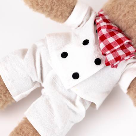 Ours en peluche morris le chef cuisinier Beige 6 - vertbaudet enfant 
