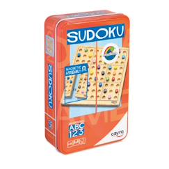 Jouet-Sudoku en boite métal
