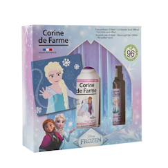 Puériculture-Coffret Reine des Neiges enfant avec eau parfumée gel douche 2 en 1 et serviette microfibre
