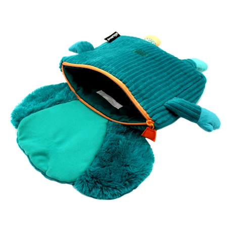 Sac à dos enfant velours - Cyranos le renard Bleu+Jaune 3 - vertbaudet enfant 
