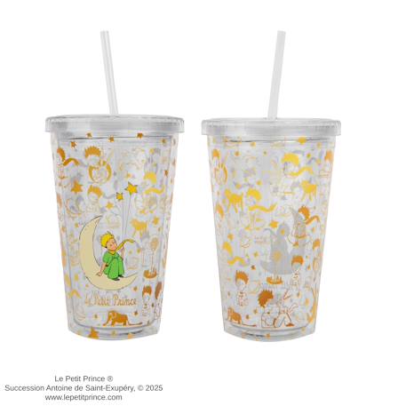 Gobelet tumbler observer les étoiles - le petit prince Jaune 4 - vertbaudet enfant 