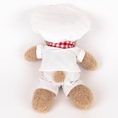 Ours en peluche morris le chef cuisinier Beige 5 - vertbaudet enfant 