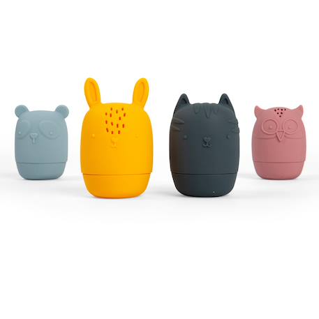 Jouets de bain animaux en silicone Bleu 5 - vertbaudet enfant 