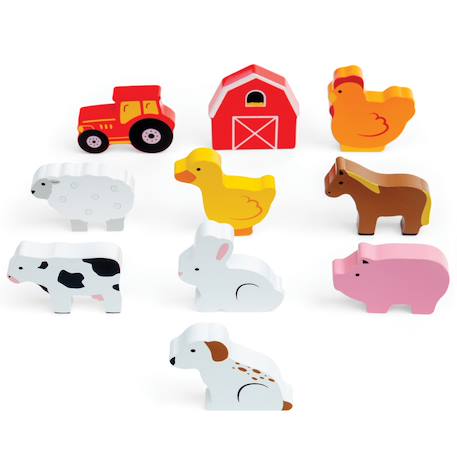 Jeu touche et trouve de la ferme Beige 3 - vertbaudet enfant 