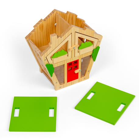 Maison à insectes Vert 3 - vertbaudet enfant 