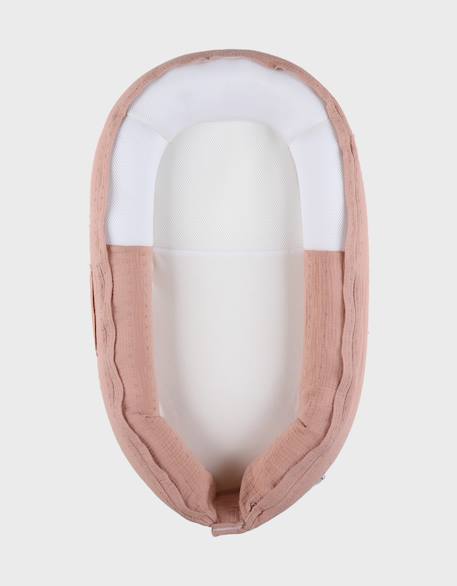 Nid bébé mousseline de coton bio Rose 2 - vertbaudet enfant 