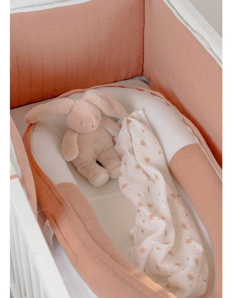 Nid bébé mousseline de coton bio Rose 3 - vertbaudet enfant 