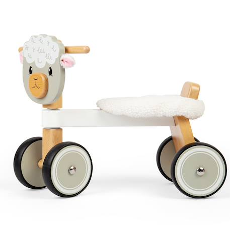 Porteur en bois Blanc 3 - vertbaudet enfant 