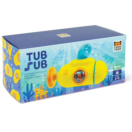 Sous marin pour le bain en bioplastique Jaune 2 - vertbaudet enfant 