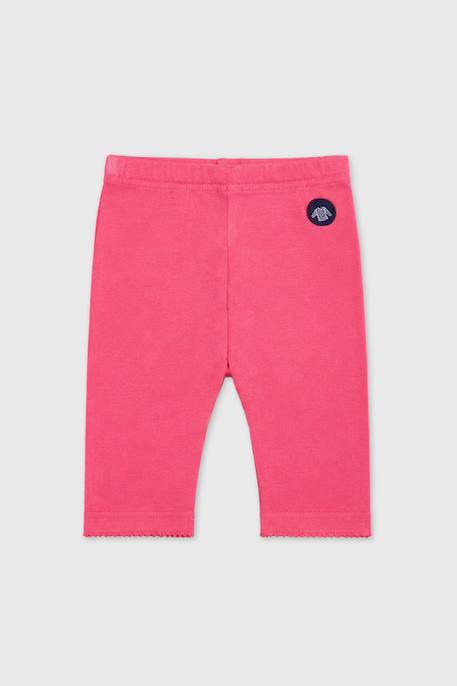 Legging en coton léger bébé Bleu lavande e24+Rouge red 3 - vertbaudet enfant 