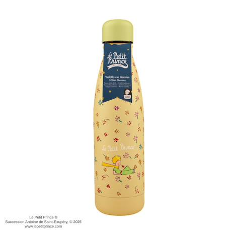 Gourde isotherme jardin de fleur des champs - le petit prince Jaune 6 - vertbaudet enfant 