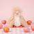 Peluche poule poulette 20 cm Beige+Marron 4 - vertbaudet enfant 