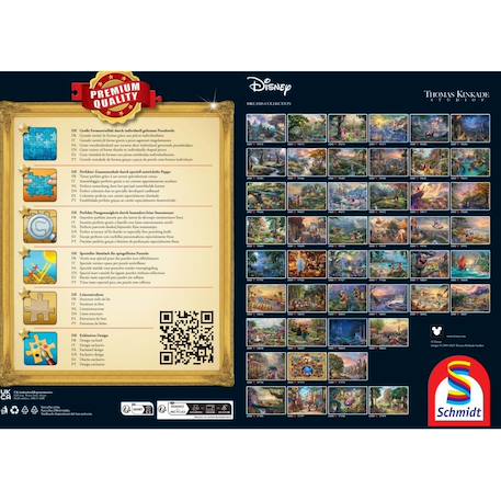 Puzzle lilo et stitch aloha christmas 1000 pcs Bleu 4 - vertbaudet enfant 