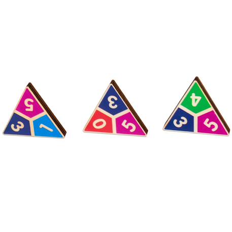 Domino triangulaire en boite métal Orange 3 - vertbaudet enfant 