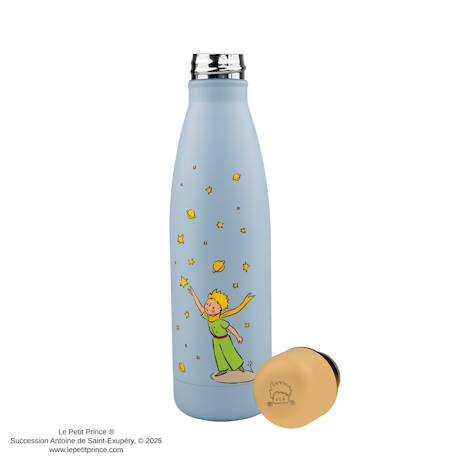 Gourde isotherme à la conquête des étoiles - le petit prince Bleu 4 - vertbaudet enfant 