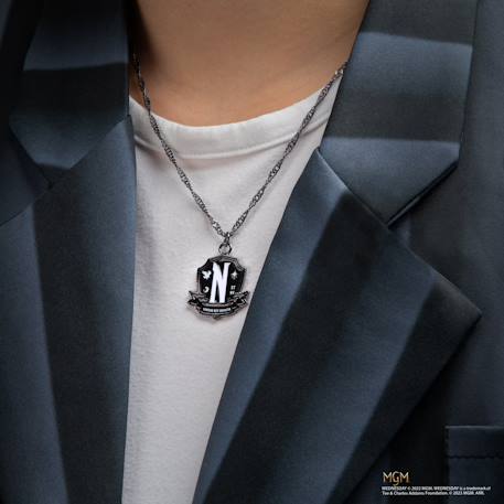 Collier académie nevermore - mercredi Noir 2 - vertbaudet enfant 