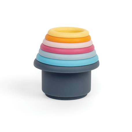 Jouets de bain empilables Bleu 4 - vertbaudet enfant 