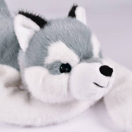 Peluche lestée 50 cm Blanc+Marron+Vert 2 - vertbaudet enfant 