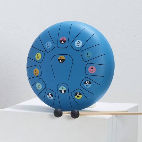 Tongue drum en métal 13 notes Bleu 6 - vertbaudet enfant 
